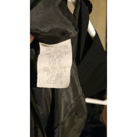 Bebe San Francisco Dress Made in USA Y2k Mini little black dresse size 6 - Picture 7 of 8